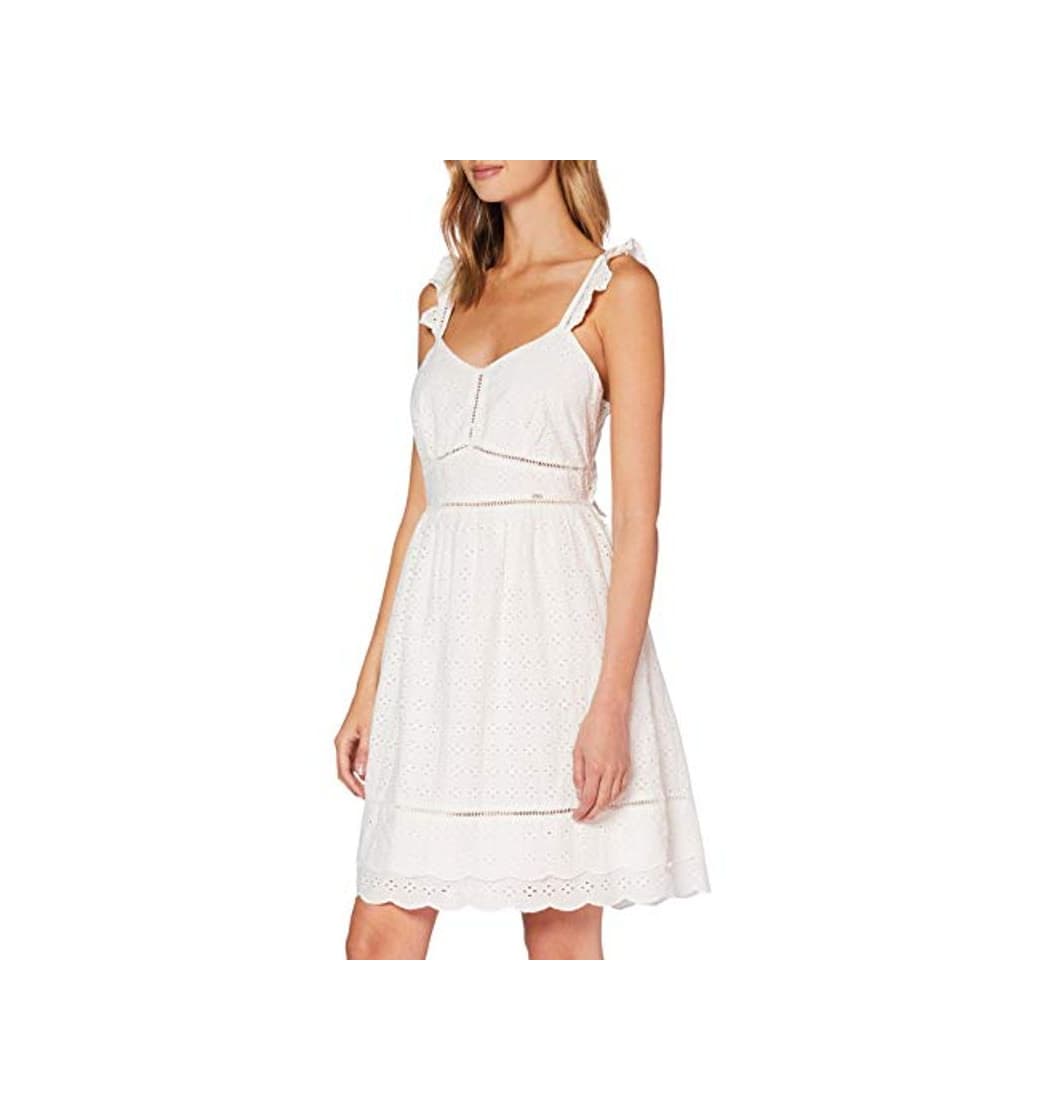 Fashion Superdry Gia Cami Dress Vestido, Blanco