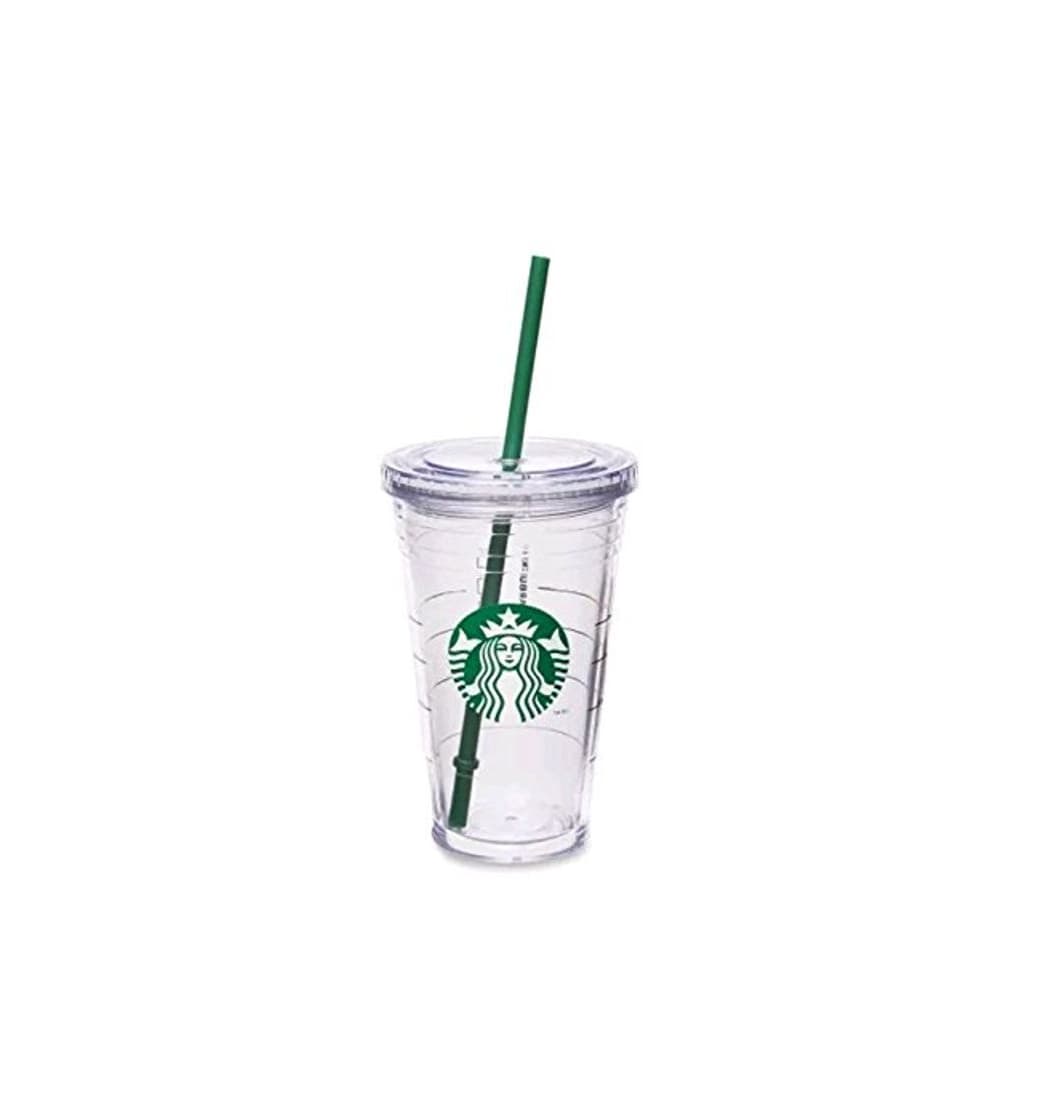 Home Starbucks Vaso acrílico transparente con aislamiento, 470 ml