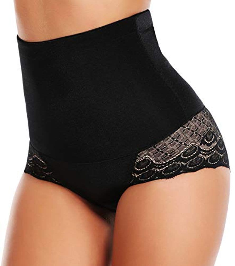 Fashion MISS MOLY Shapewear Braga Faja de Cintura Reductora Sexy Braguita Moldeadora Invisible