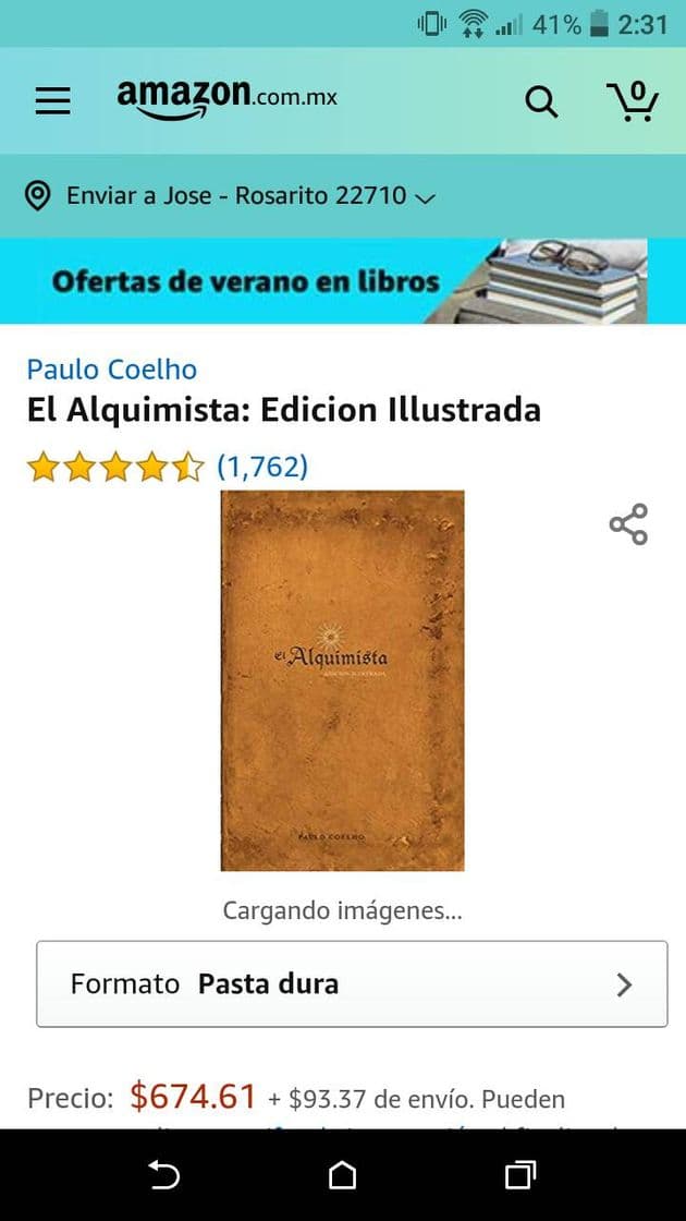 Libro El Alquimista