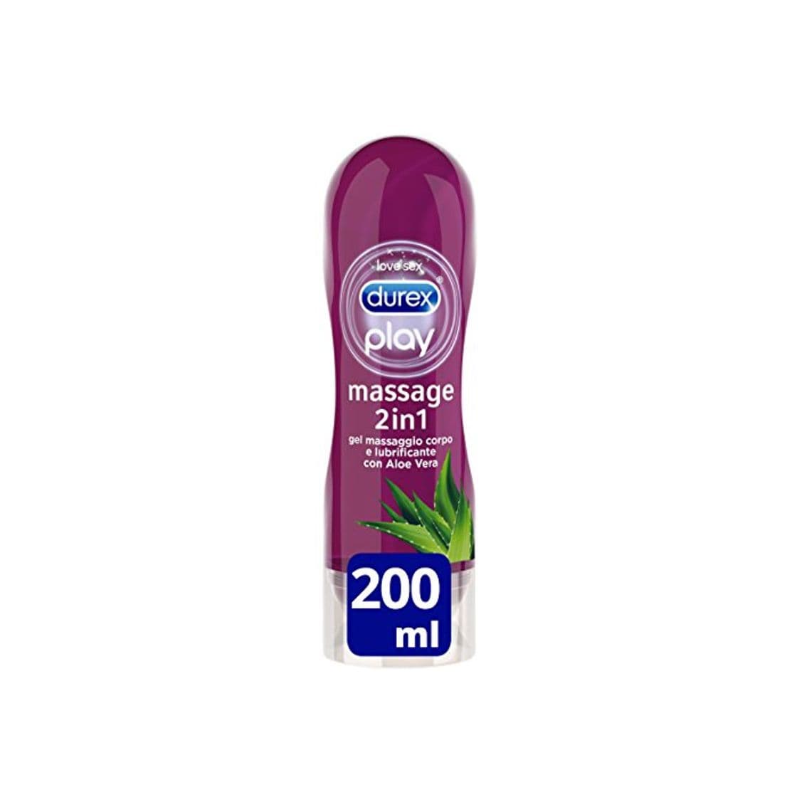 Beauty Durex Massage 2 In 1 Aloe Vera 200 Ml 1 Unidad 200