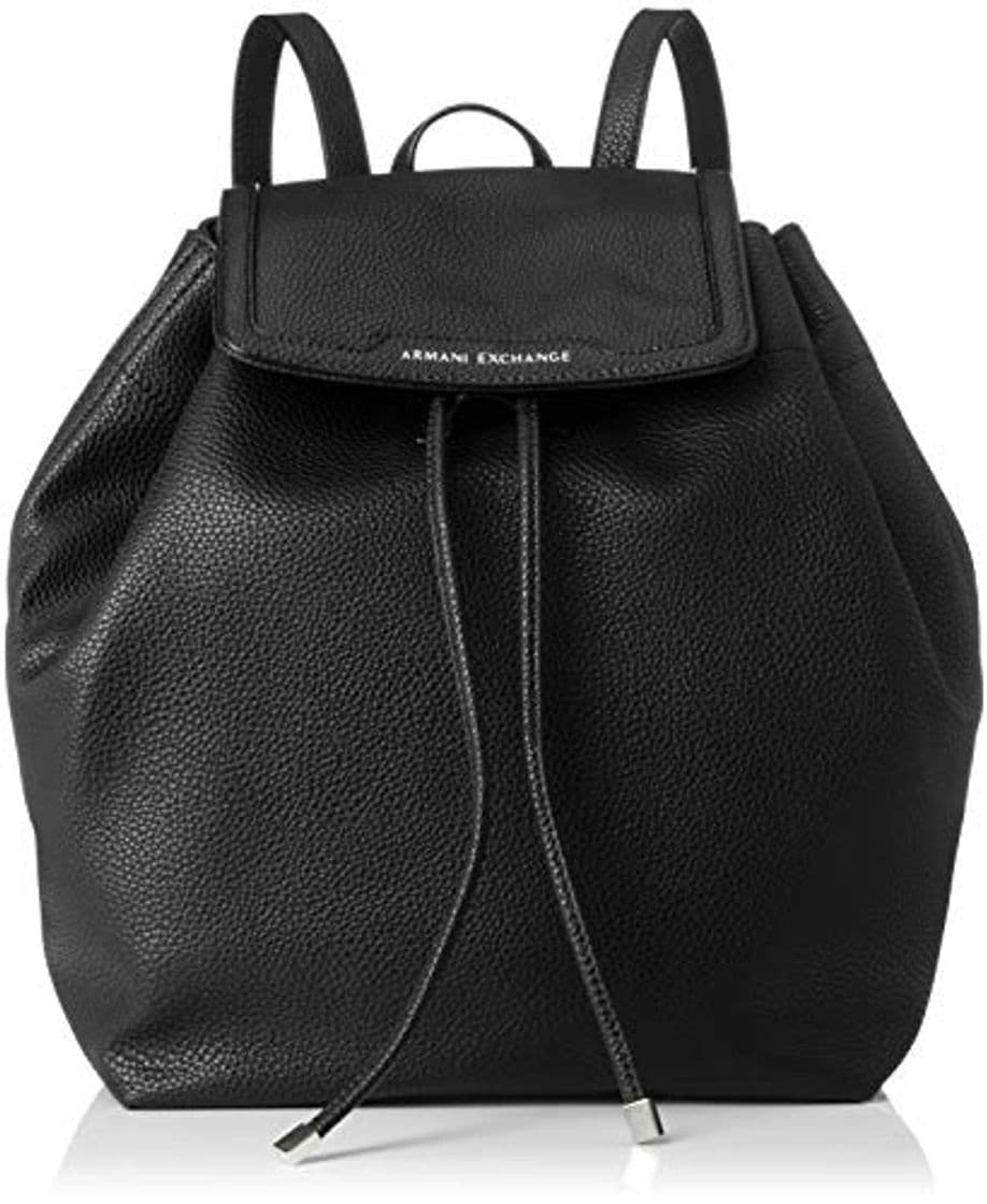 Moda Armani Exchange - Denim Backpack, Mochilas Mujer, Negro