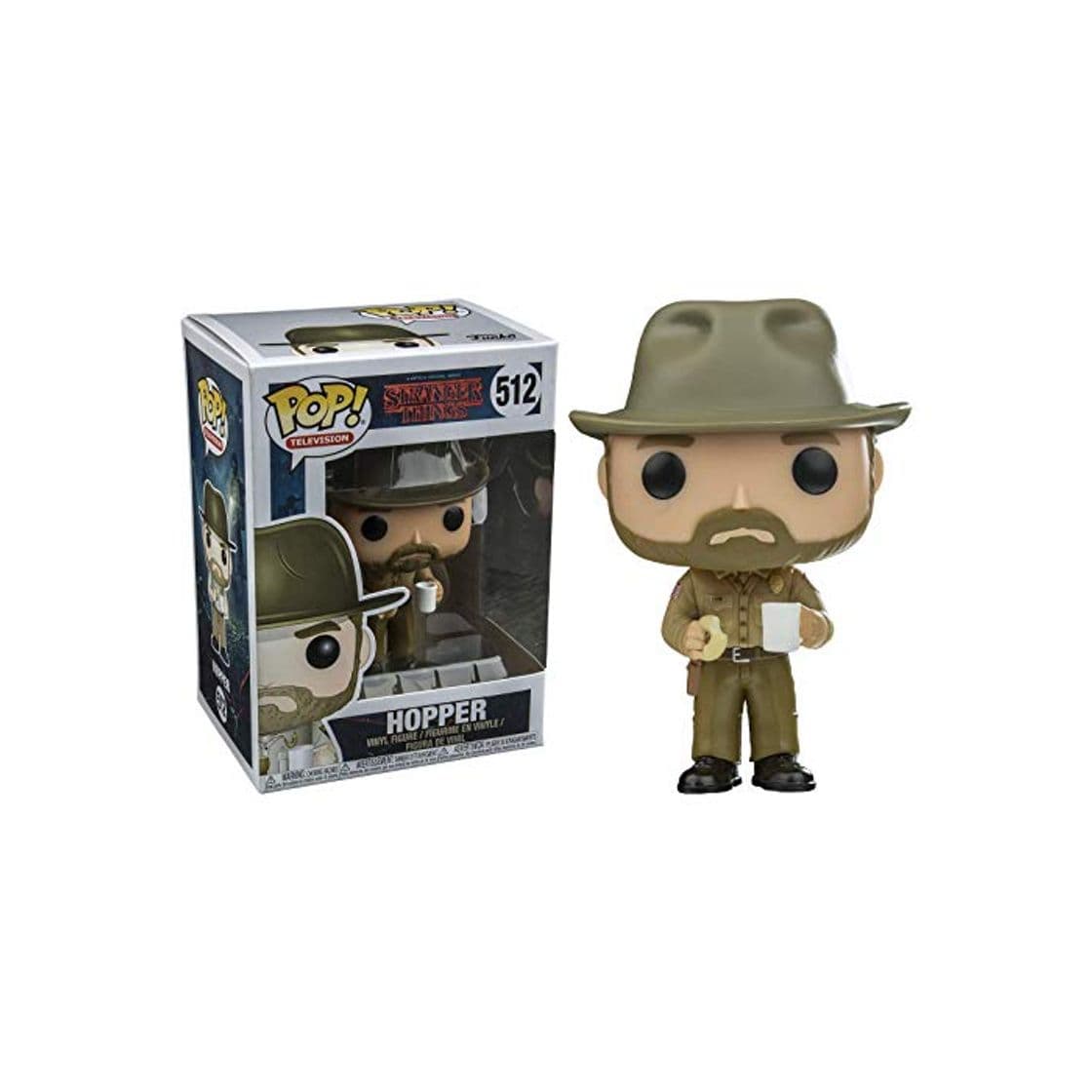 Juego Stranger Things Figura de Vinilo Hopper with Donut Funko 14425