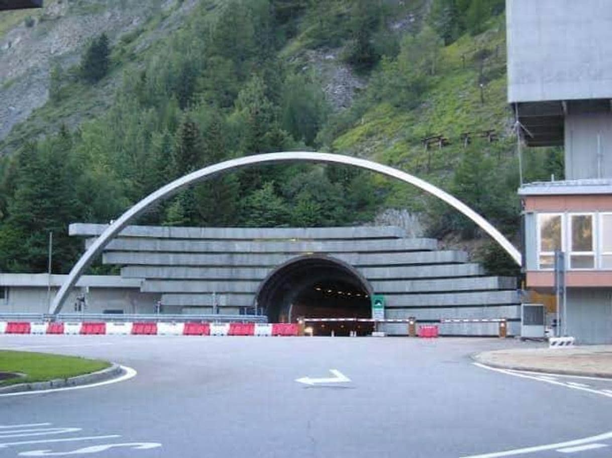 Lugar Mont-Blanc-Tunnel