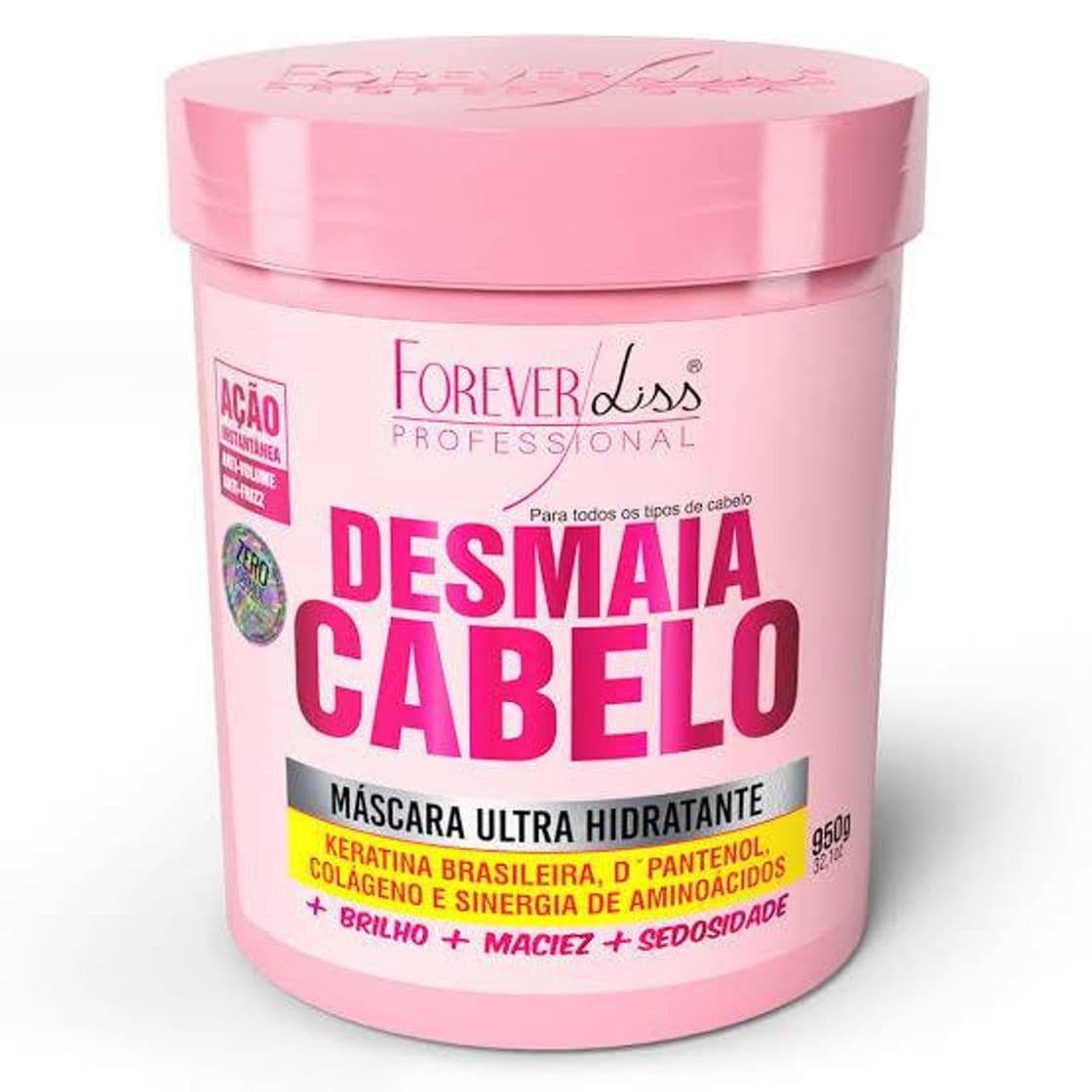 Fashion Máscara Ultra Hidratante Desmaia Cabelo 950g - Forever Liss ...