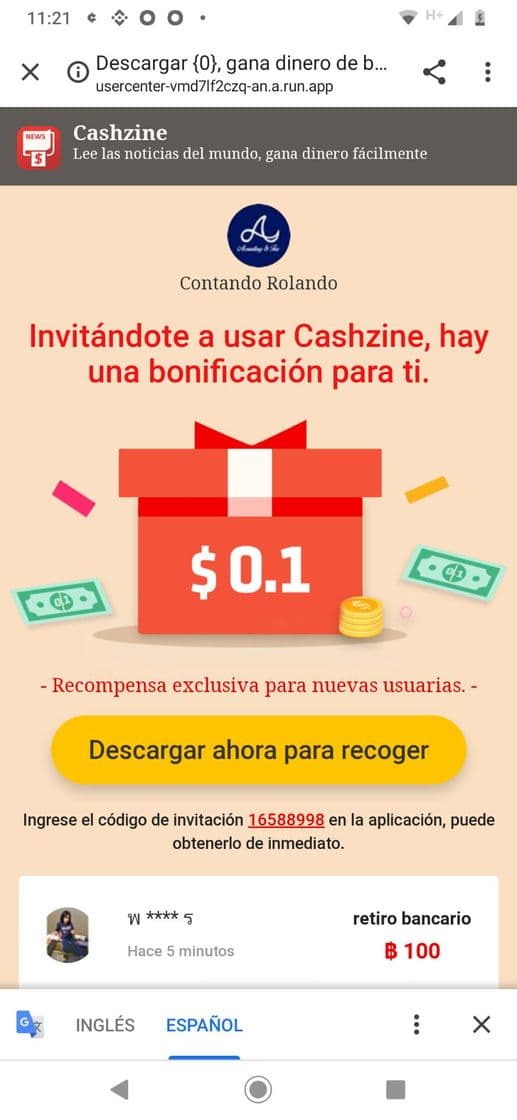 Fashion Cashzine gane dinero leyendo noticias