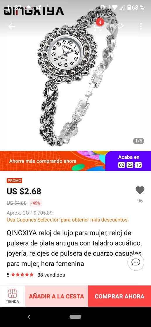 Fashion Reloj en menos de 5 dólares