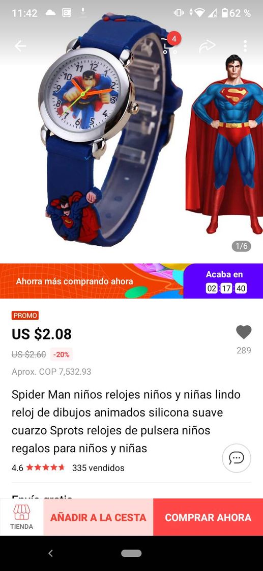 Moda Reloj digital para niños