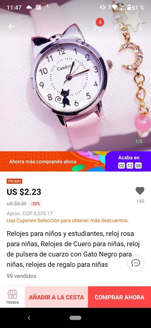 Moda Reloj digital para niños