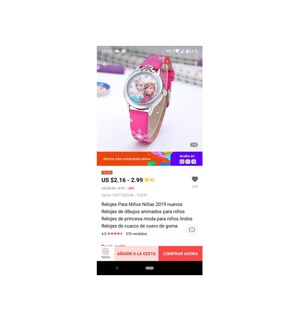 Moda Reloj digital para niños