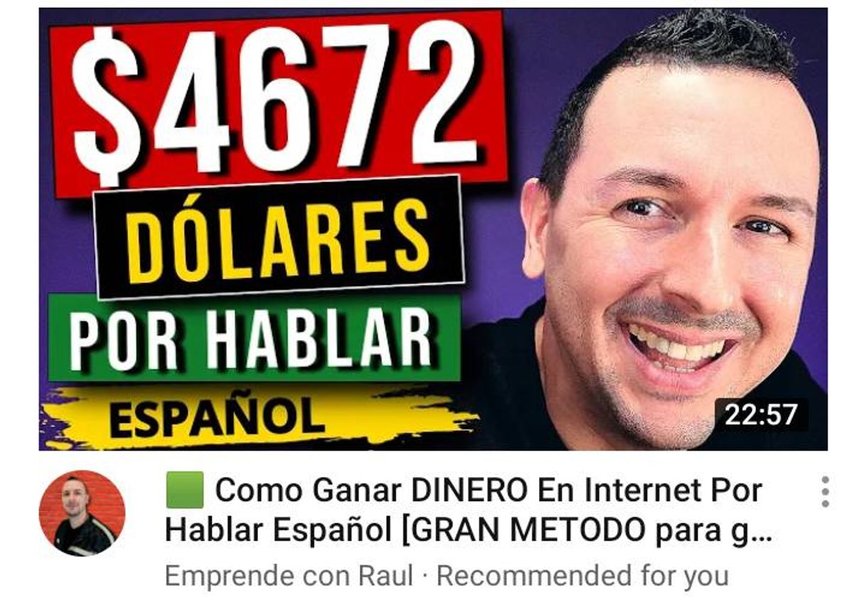 Music Como Ganar DINERO En Internet Por Hablar Español 😍💲💲💲🤩