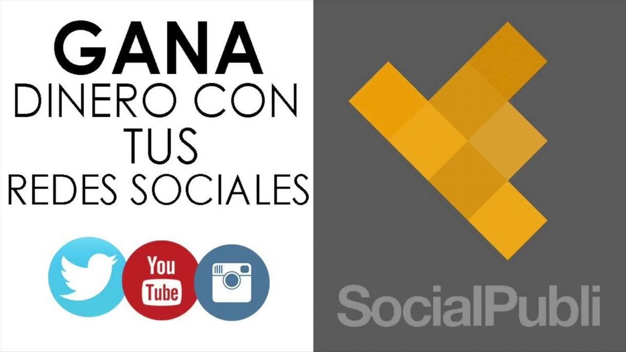 App Socialpubli - Gana dinero con tus redes sociales 