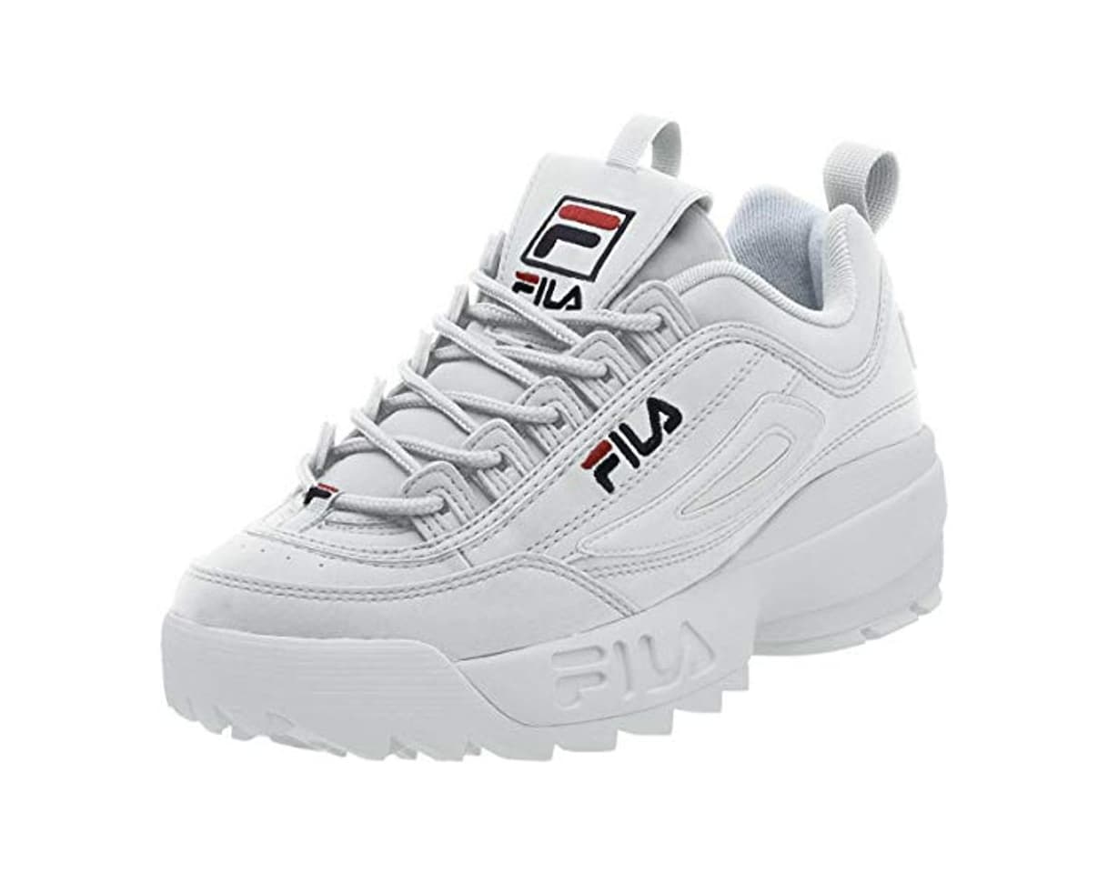 Moda Fila Disruptor II - Zapatillas para Hombre, Blanco