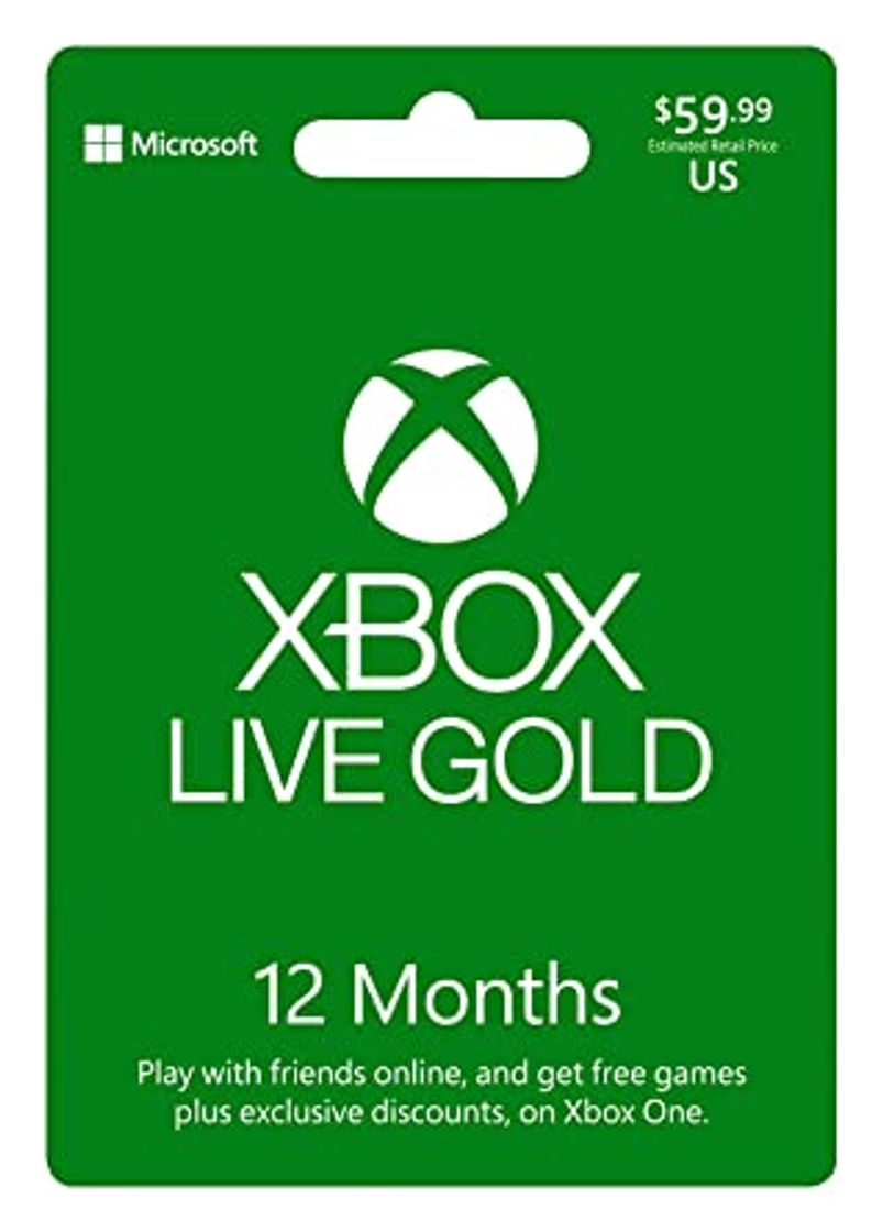 Producto Microsoft Xbox LIVE 12 Month Gold Membership