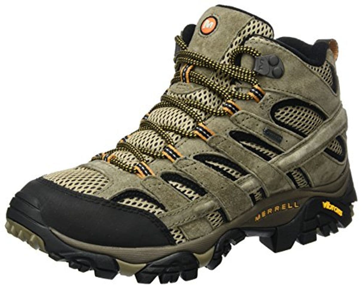 Moda Merrell Moab 2 Leather Mid GTX, Botas de Senderismo para Hombre, Marrón