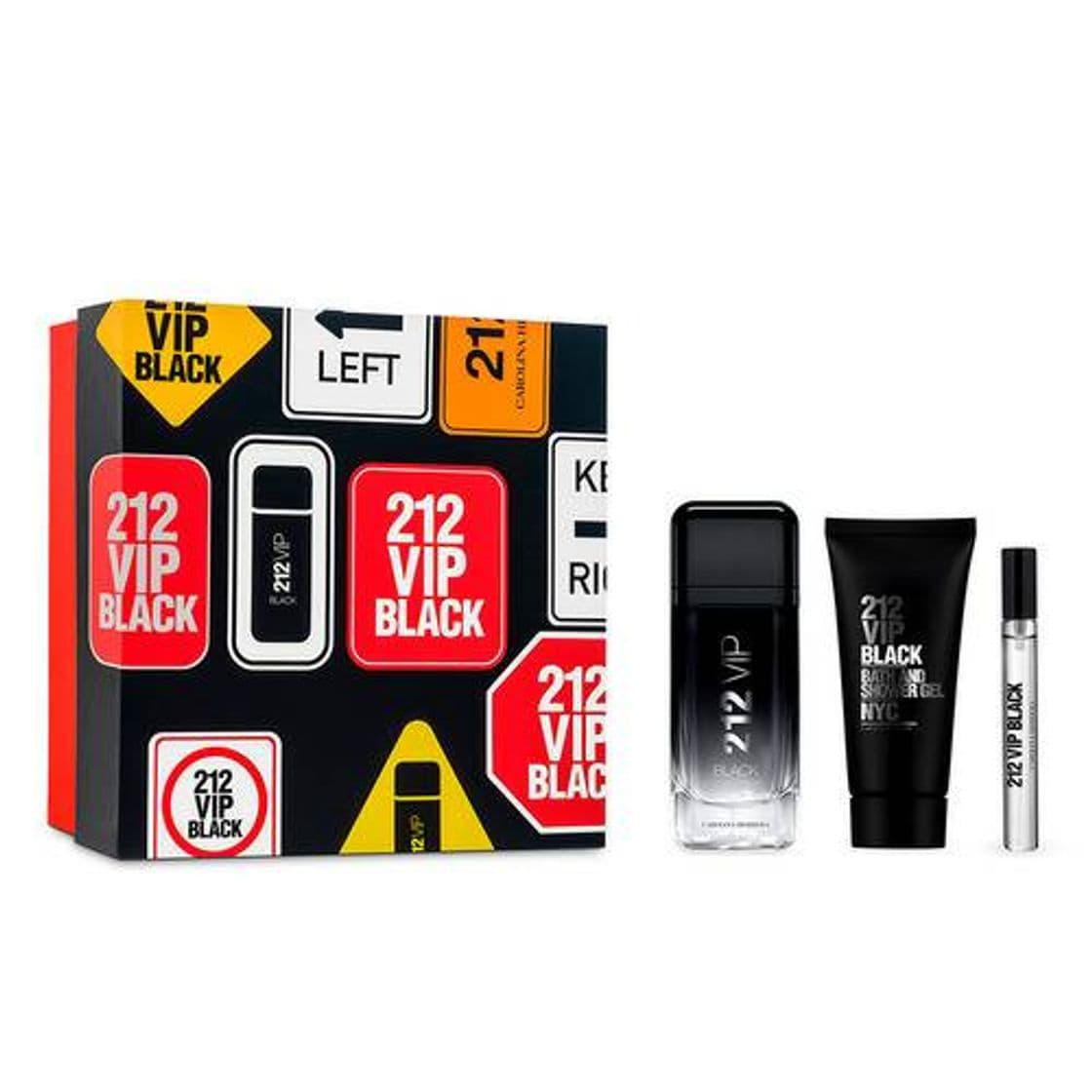 Moda 212 vip black, edt 100ml + shower gel 100ml + spritzer 10ml