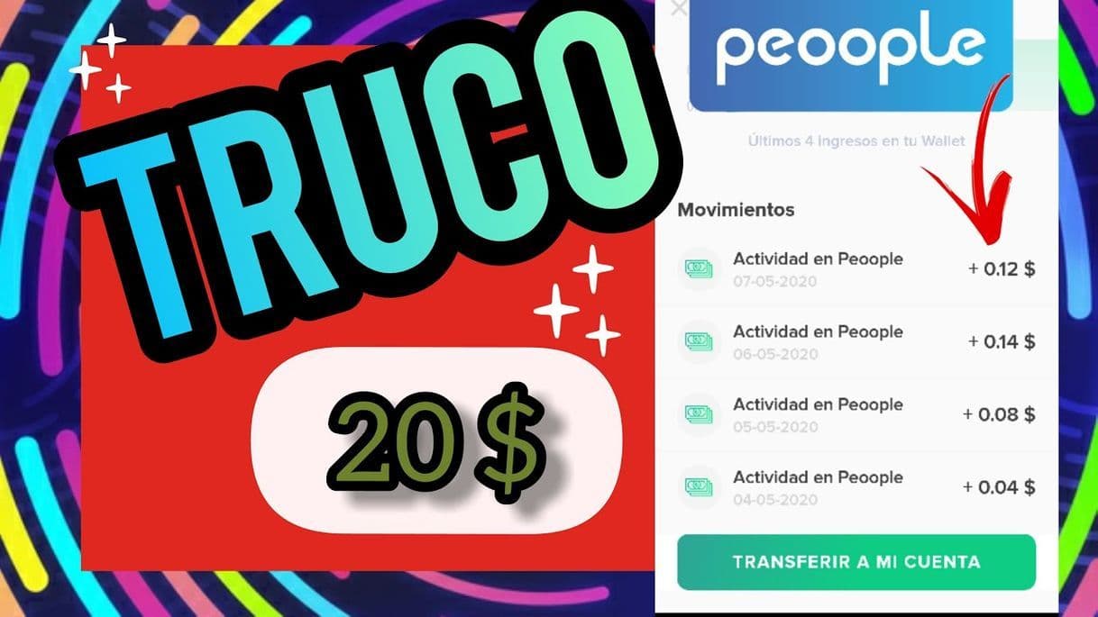 Moda TRUCO↩️ para ganar 20$ y monetizar PEOOPLE 🤙 - YouTube