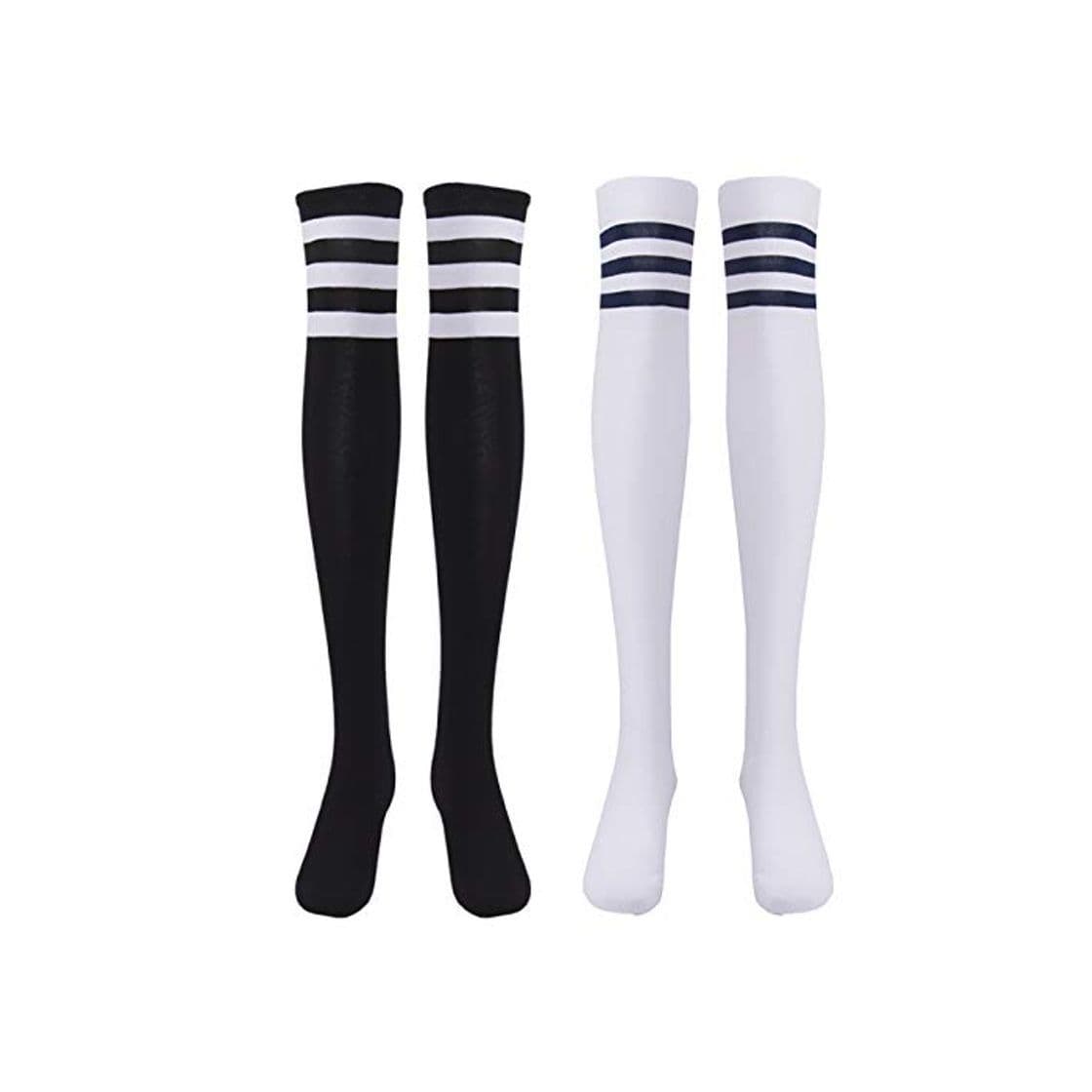 Producto THEE Calcetines Largo Sobre Rodilla Medias Deportes de Fútbol para Mujer