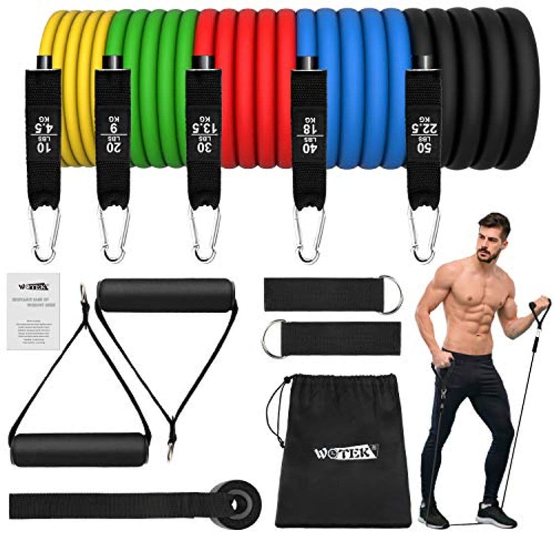 Product WOTEK Bandas Elasticas Musculacion