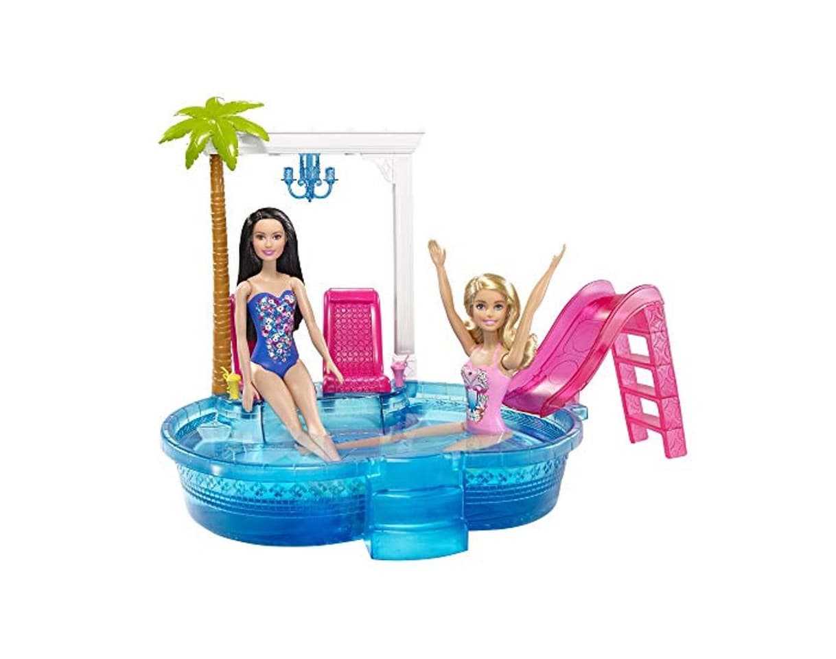 Product Barbie Piscina Glamurosa, accesorios barbie casa de muñecas