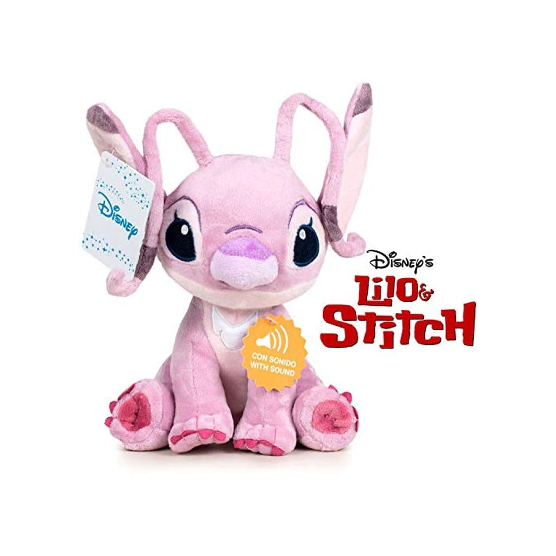 Product Play by Play Peluche Soft Angel con Sonido 20cm Amigo de Stitch