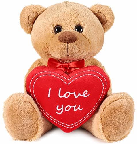 Lugar BRUBAKER Oso/Osito de Peluche con 'I Love You' de corazón