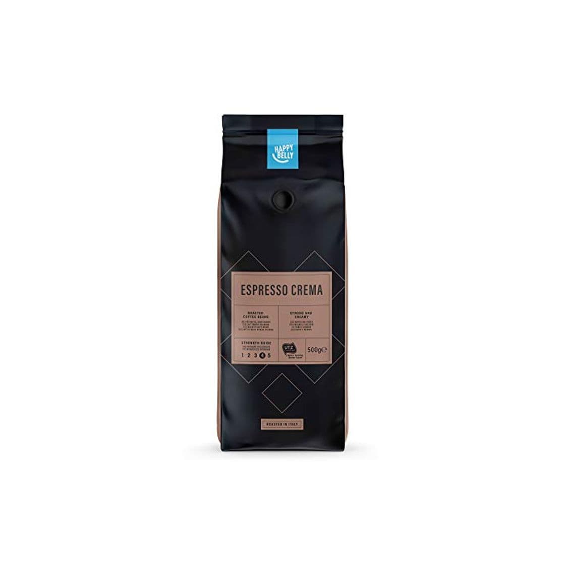 Product Marca Amazon - Happy Belly Café de tueste natural en grano "Espresso