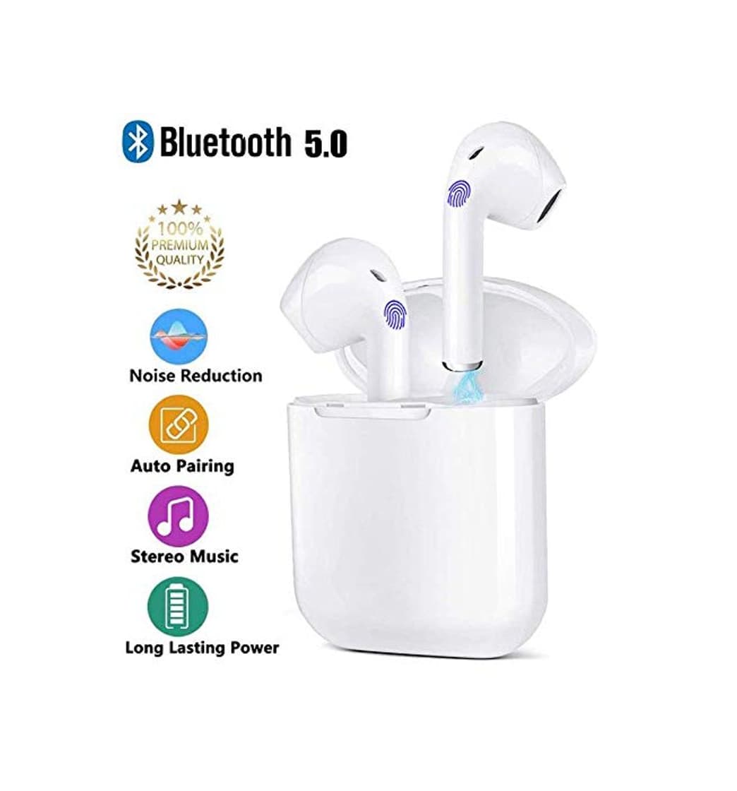 Product Auriculares Bluetooth Auriculares inalámbricos IPx5 a Prueba de Sudor Auriculares 3D estéreo