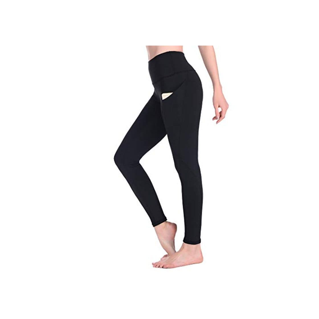 Moda Occffy Leggings Mujer Deporte Cintura Alta Mallas Pantalones Deportivos Leggins con Bolsillos