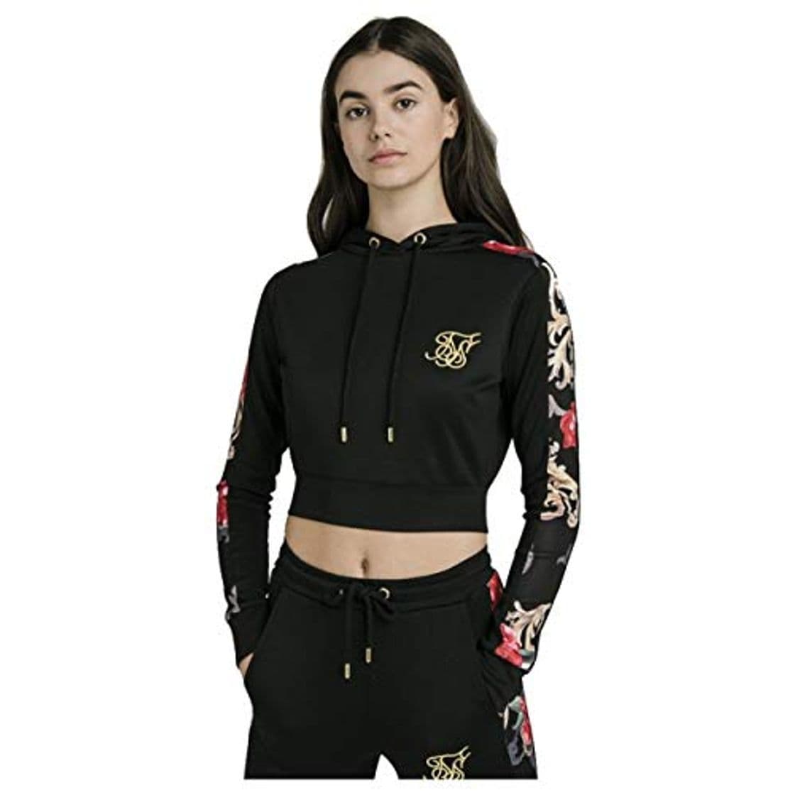 Producto Sik Silk - SSW 1270 - Floral Elegance Track Top - Sudadera