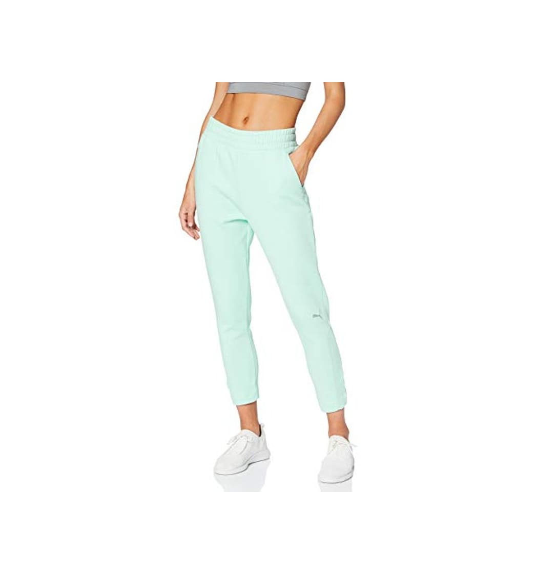 Moda PUMA Evostripe W SWP Pantalones Deportivos, Mujer, Verde