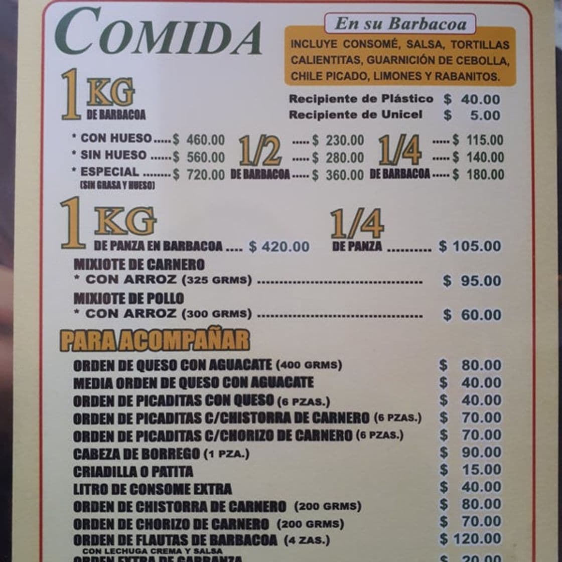 Restaurantes Barbacoa De Toño