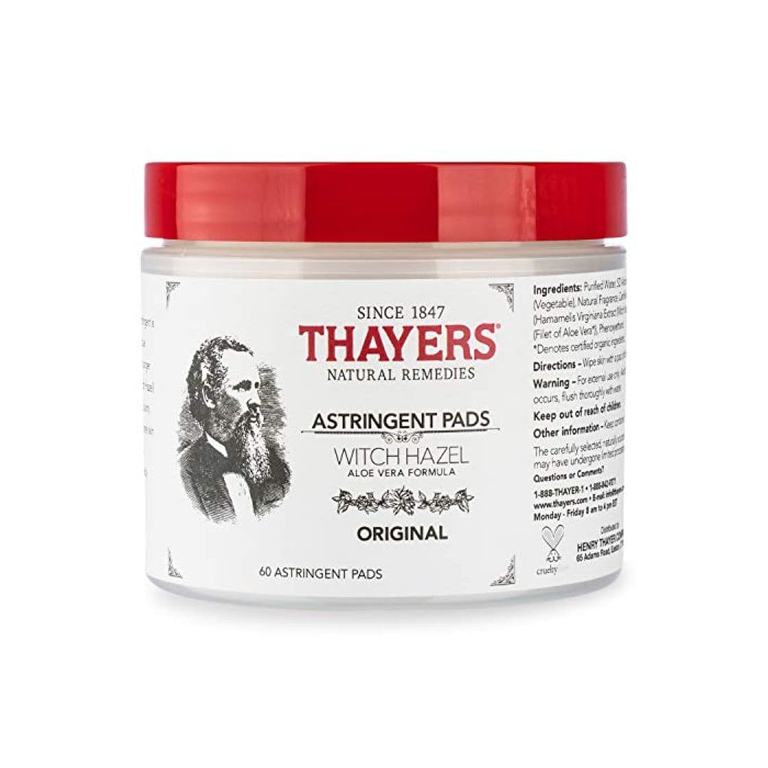 Beauty Thayer Henry Witch Hazel Pads