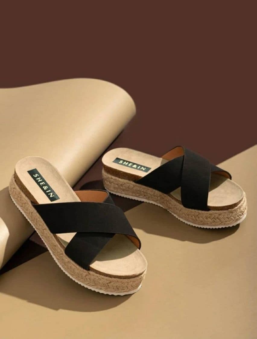 Moda Sandalias alpargata con plataforma