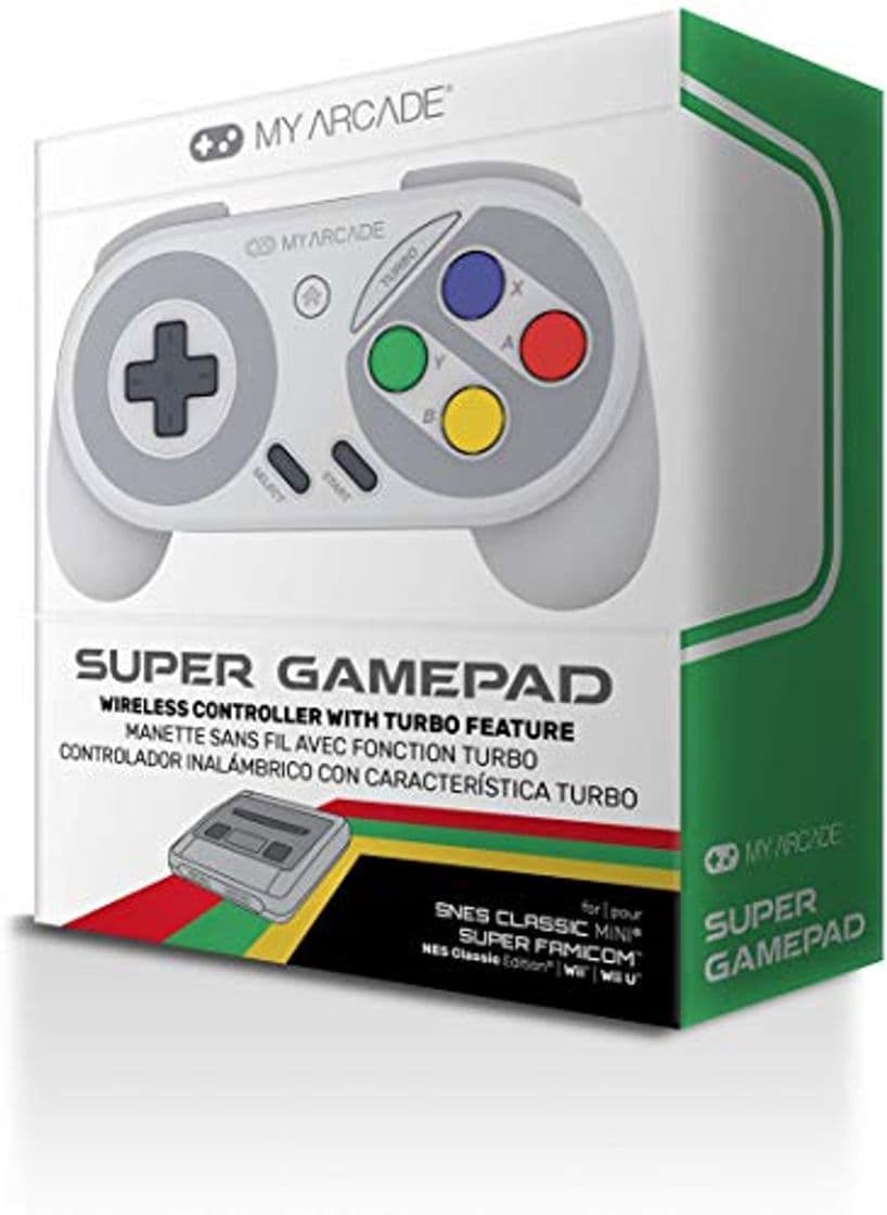 Producto My Arcade - Super Gamepad Mando Inalámbrico Con Función Turbo Para Snes