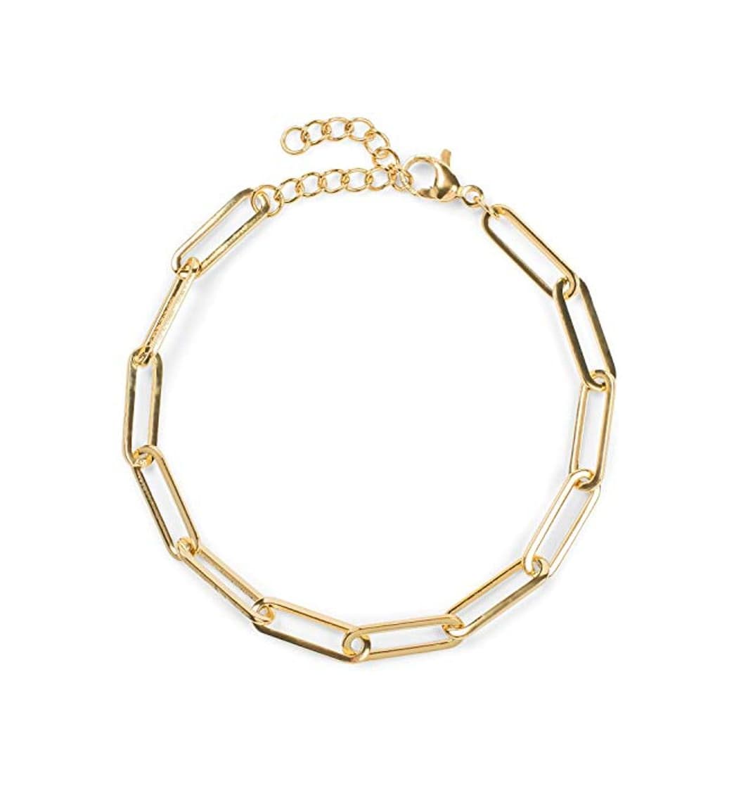 Product styleBREAKER Pulsera de Acero Inoxidable para Damas sin Colgante con Cadena de