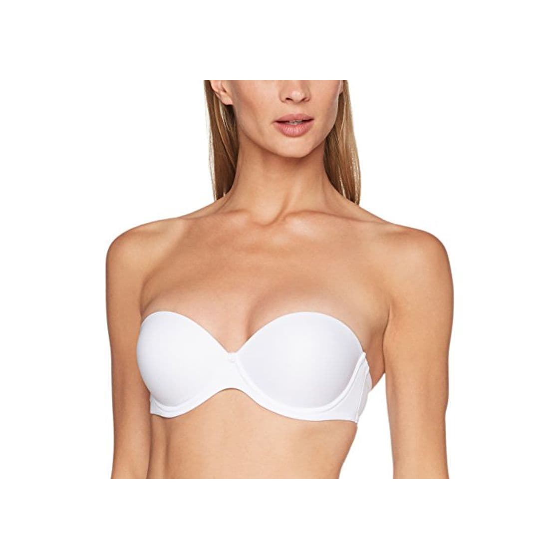 Fashion Selene Sujetador Carlota con Aros Doble Push Up Blanco 90B