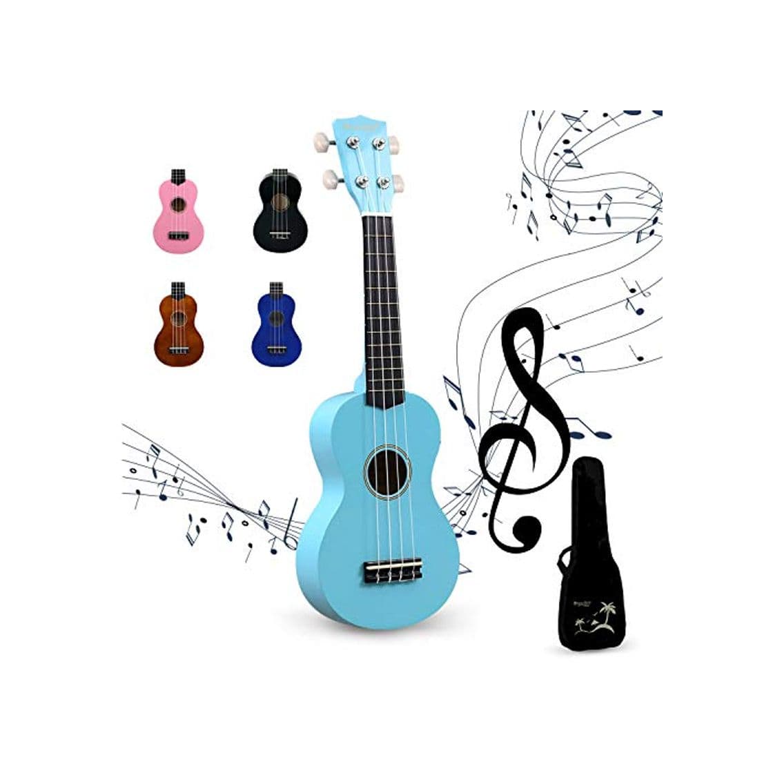 Product Ukelele Soprano Para Principiantes Niños Estudiantes y Adultos Strong Wind 21 Pulgadas