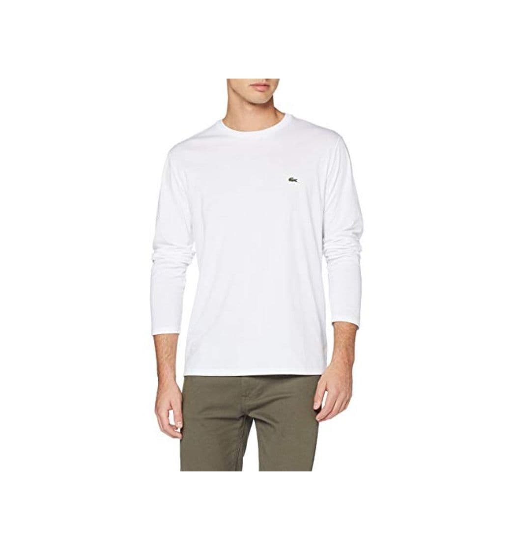 Fashion Lacoste TH6712 Camiseta, Blanco