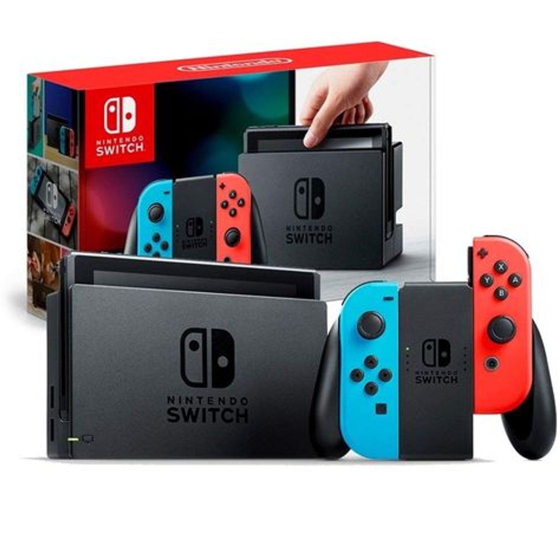 Producto Nintendo Switch Azul e Vermelho Neon