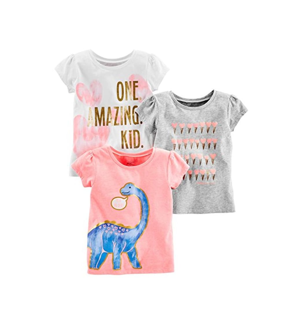 Fashion Simple Joys by Carter's - Camiseta - Niñas rosa Pink Dino