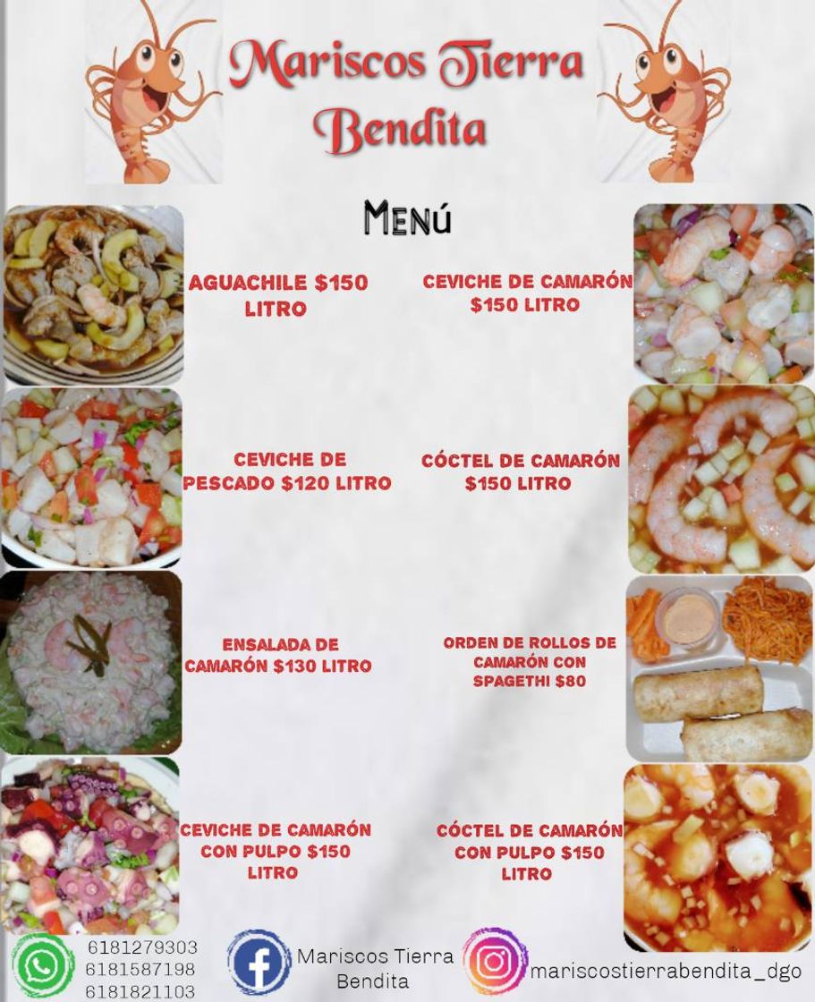 Restaurantes Mariscos Tierra Bendita