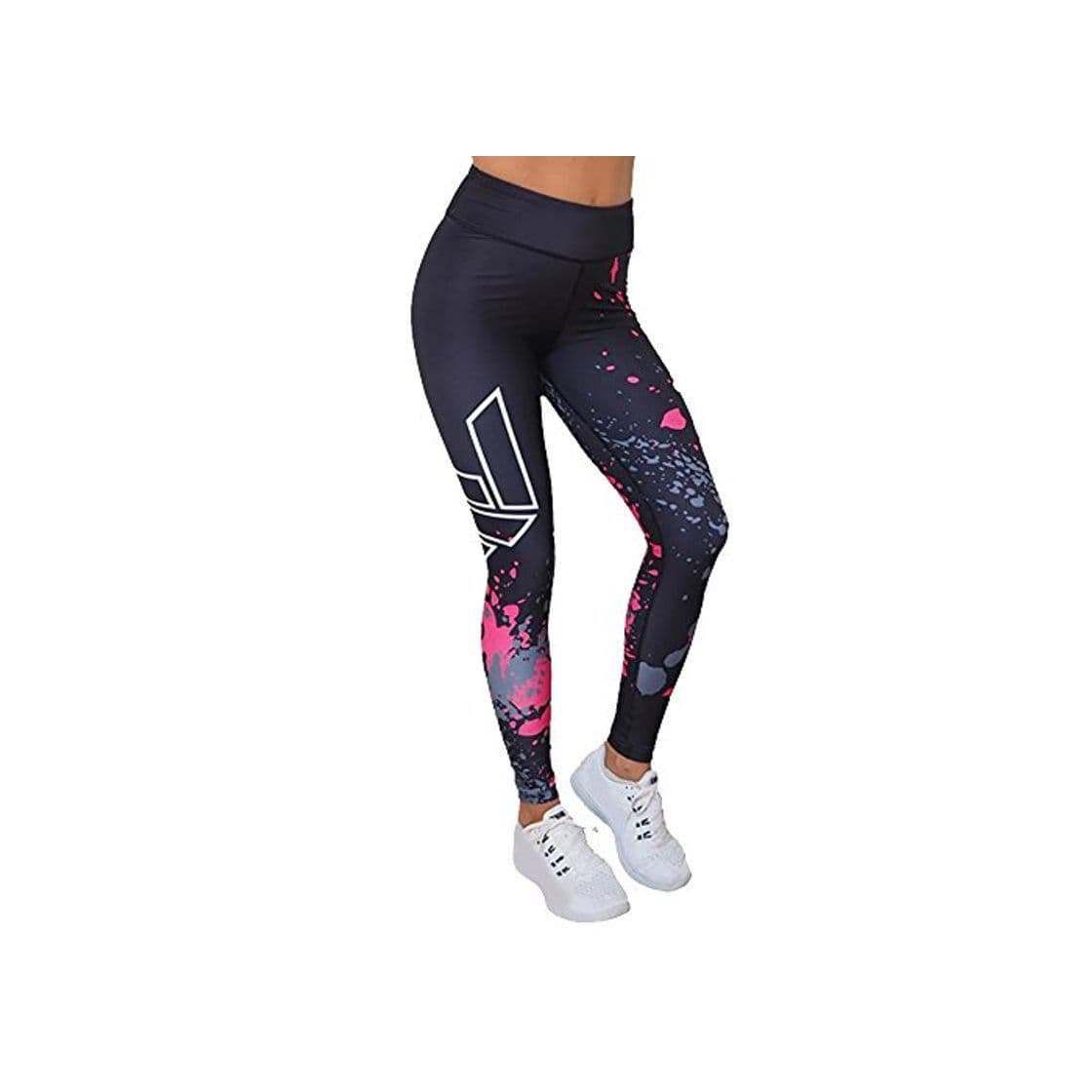 Fashion SHOBDW Mujer Moda Entrenamiento Capri Leggings Pantalones Colorido Estiramiento de Cintura Alta