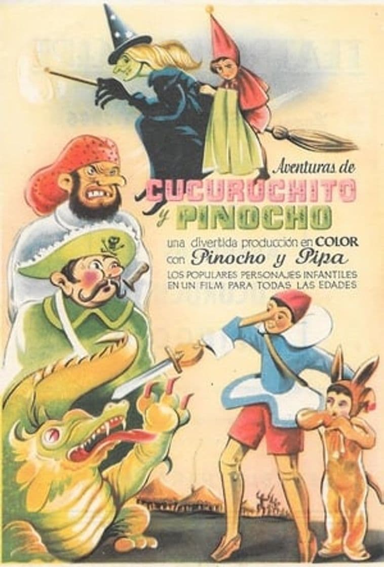 Película Aventuras de Cucuruchito y Pinocho