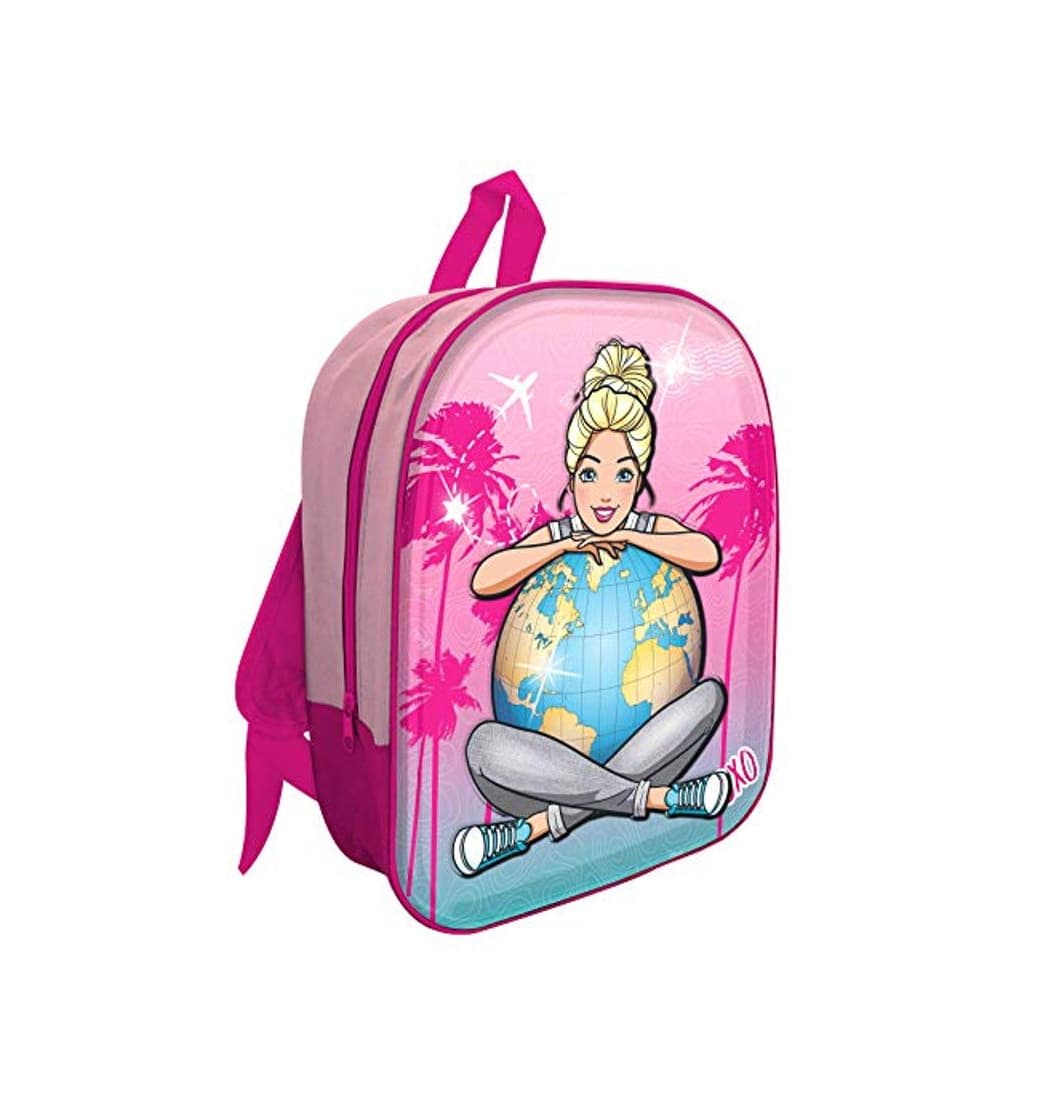 Fashion MC Mochila LED 3D Barbie Mochila para niños