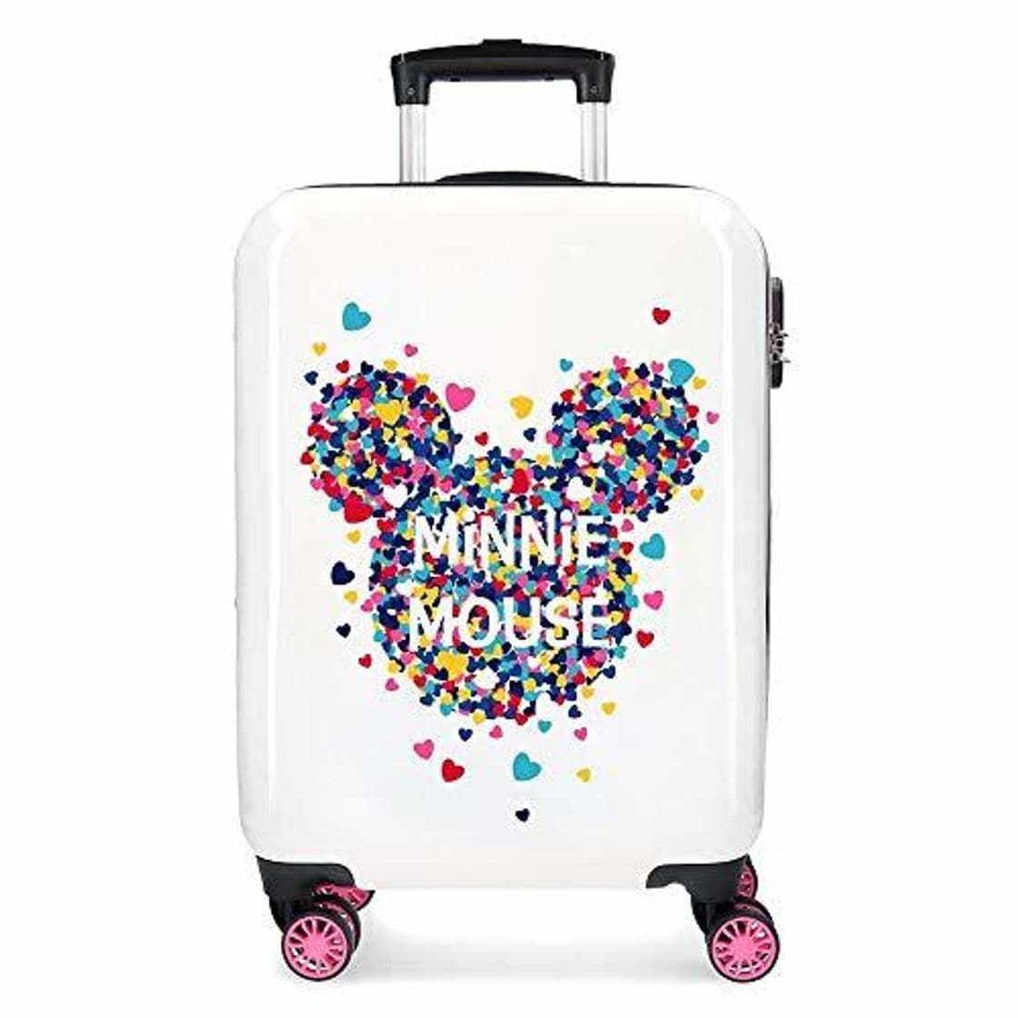 Product Maleta de cabina Minnie Magic corazones rígida 55cm