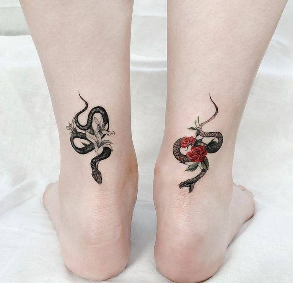 Fashion Tatuagem de cobra