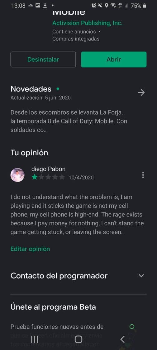 App Call of Duty®: Mobile