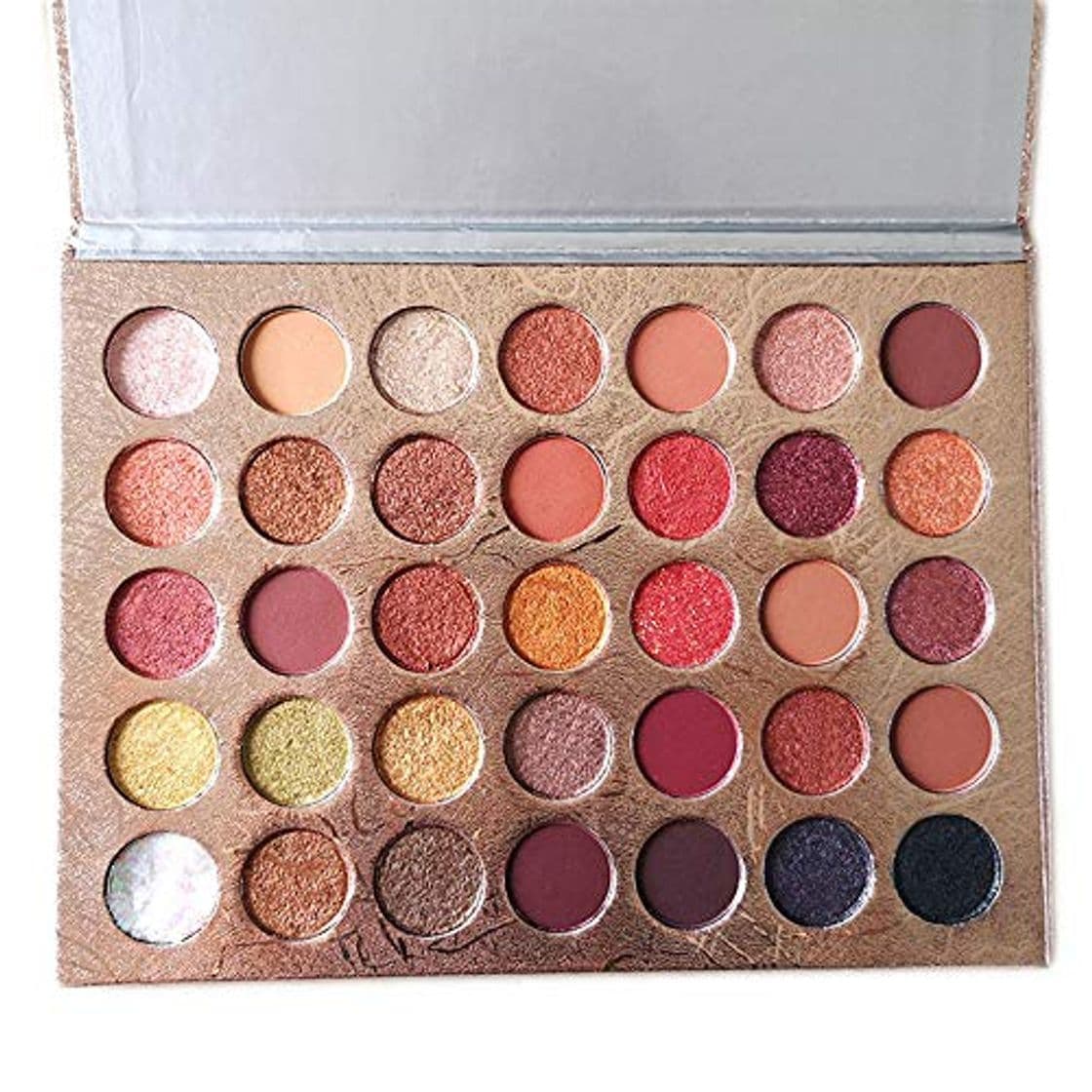 Producto ZZTHJSM Paleta de Sombra de Ojos Mojado Csmética Mquillaje Kit Profesional Sombra de Ojos del Reflejo Mate Disponible Belleza Ojo Shadow Conjunto de Paleta 35 Colores