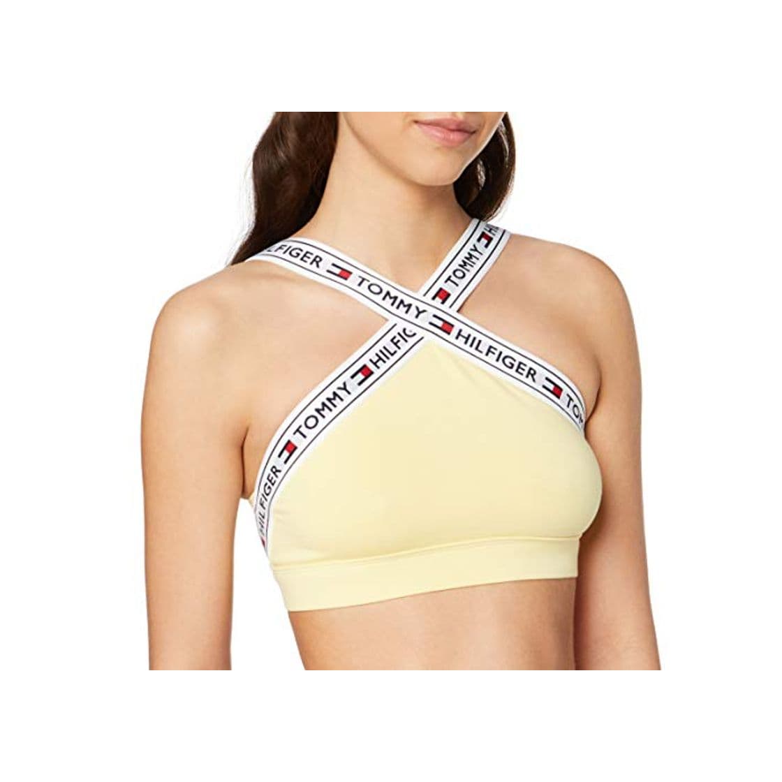 Moda Tommy Hilfiger X Sujetador Estilo Bralette, Amarillo